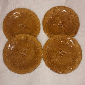 4 Gien France Primefleur Plates